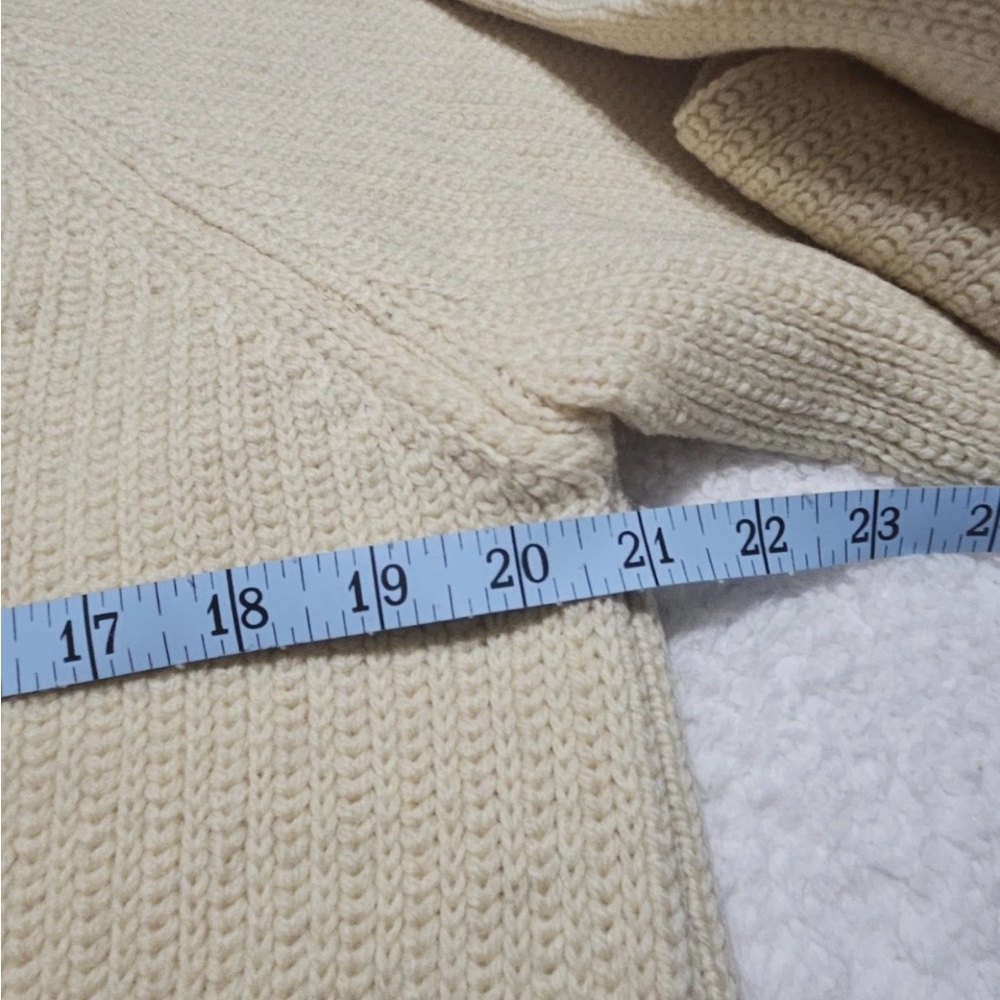 Pendleton Pure Wool Cream Sweater - image 4